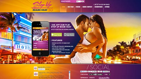StepUp4 Filmwebseite